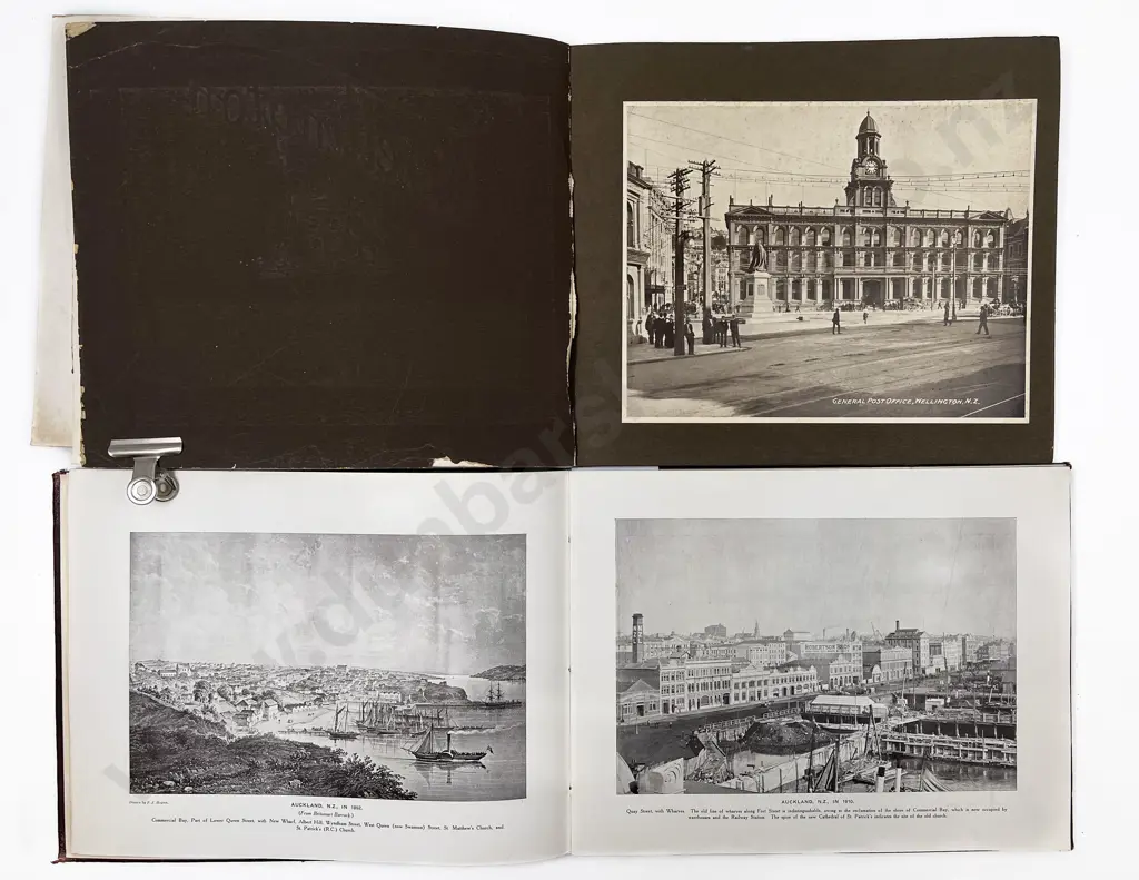 Vintage Album Views Of Auckland & Wellington (20 Image 1++