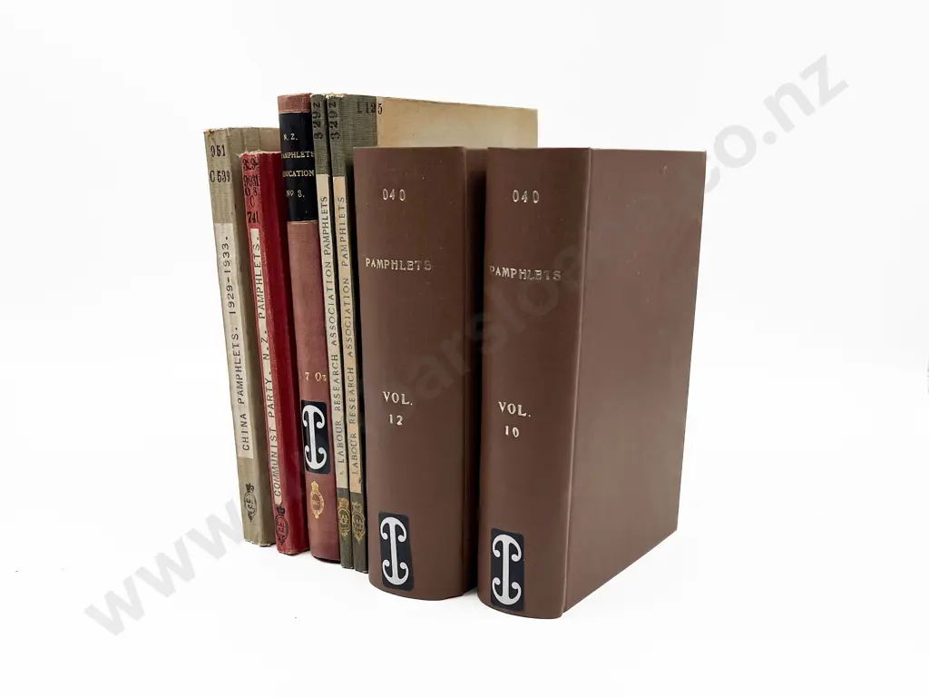 7 Volumes Of Bound Vintage Pamphlets Image 1++