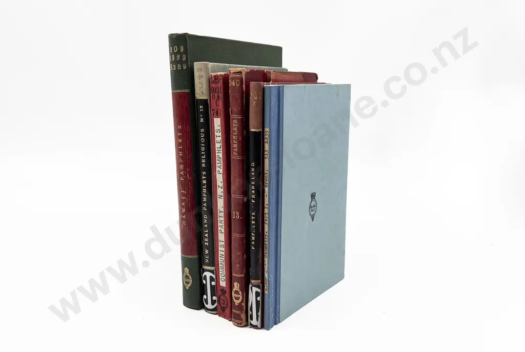 6 Volumes Of Bound Vintage Pamphlets Image 1++