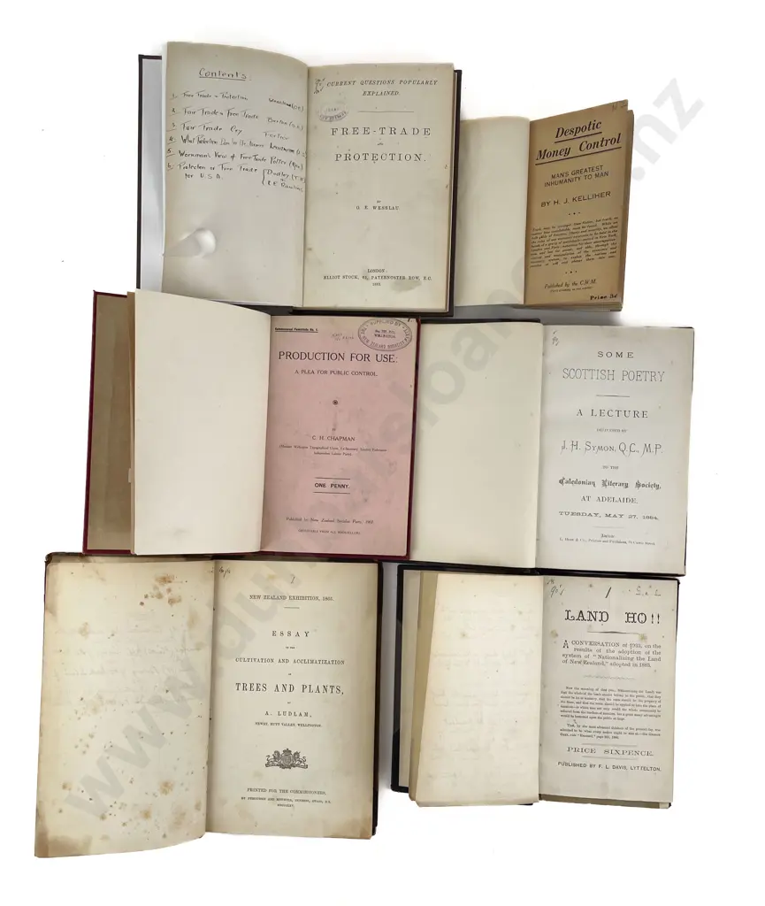 6 Volumes Of Bound Vintage Pamphlets Image 1++