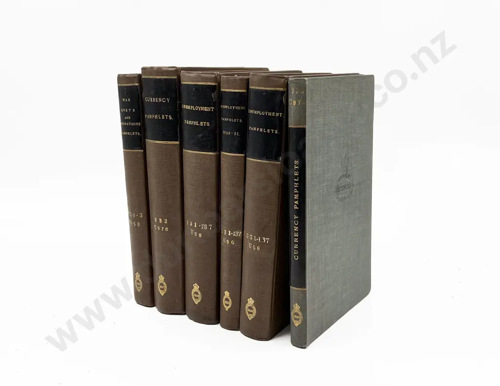6 Volumes Of Bound Vintage Pamphlets Image 1++