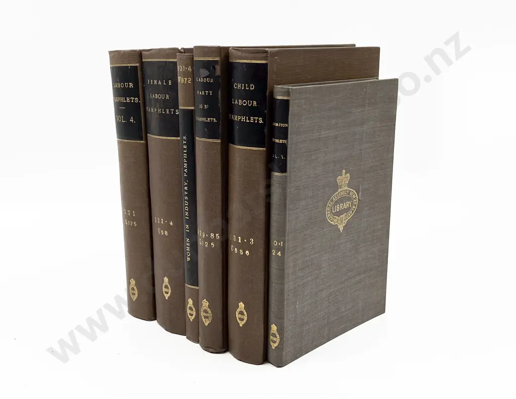 6 Volumes Of Bound Vintage Pamphlets Image 1++