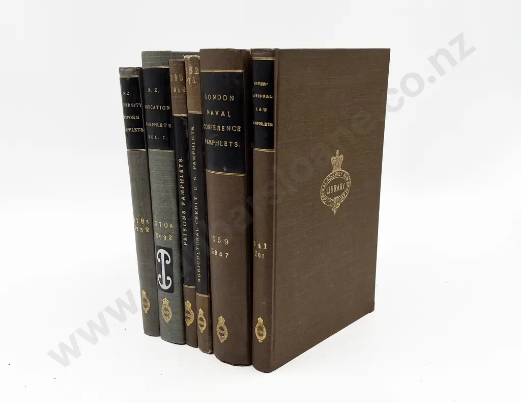6 Volumes Of Bound Vintage Pamphlets Image 1++