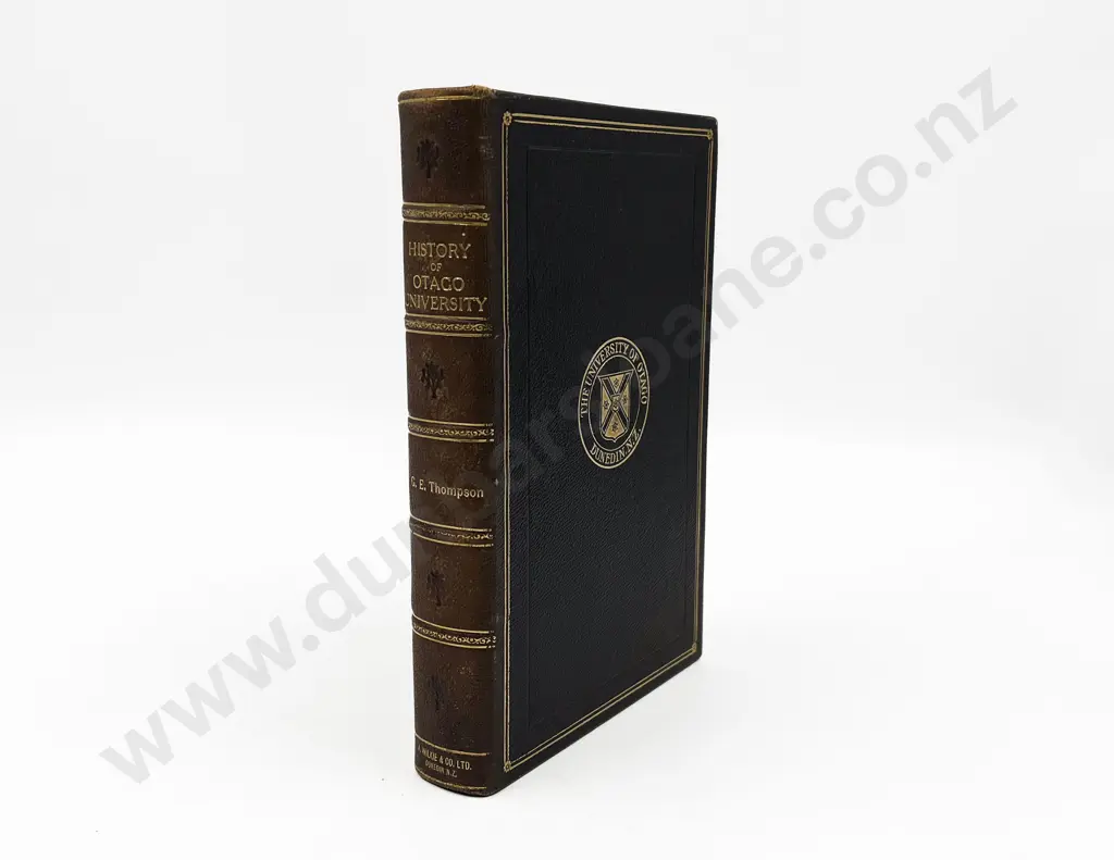 Thompson G E - A History of the University Of Otago Image 1++