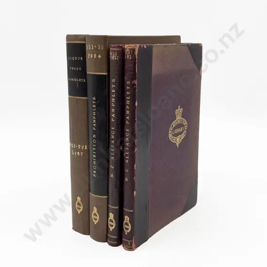 4 Bound Volumes Of Vintage Pamphlets