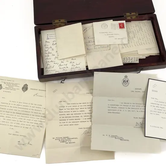 An Interesting Collection Of Letters & Correspondence Relating To Mr William B Kennedy (Dunedin)