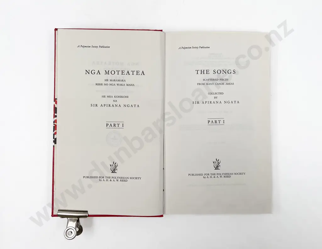 Ngata Sir Apirana - Nga Moteatea (4 Parts) Image 1++
