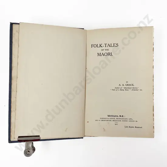 Grace A A - Folk-Tales of the Maori