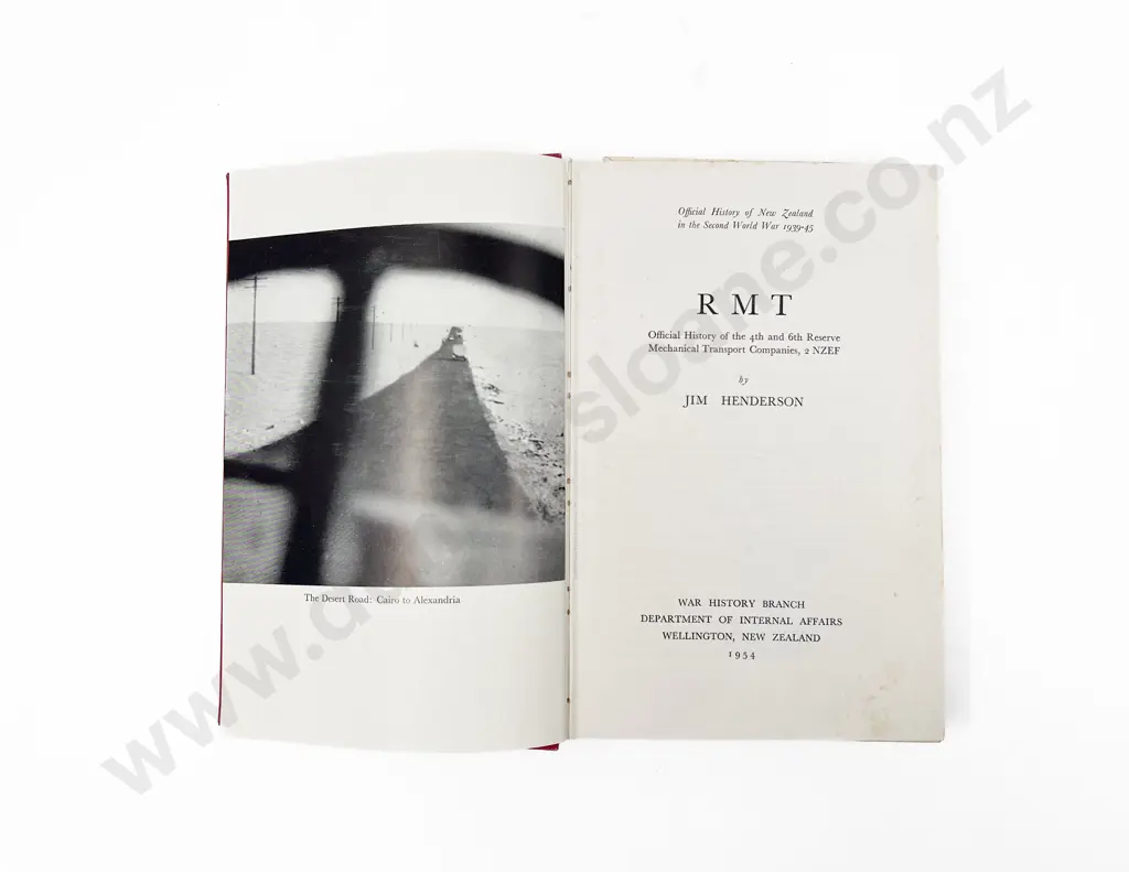 Henderson Jim - RMT Official History of the 4th and 6th Reserve Mechanical Transport Companies Image 1++