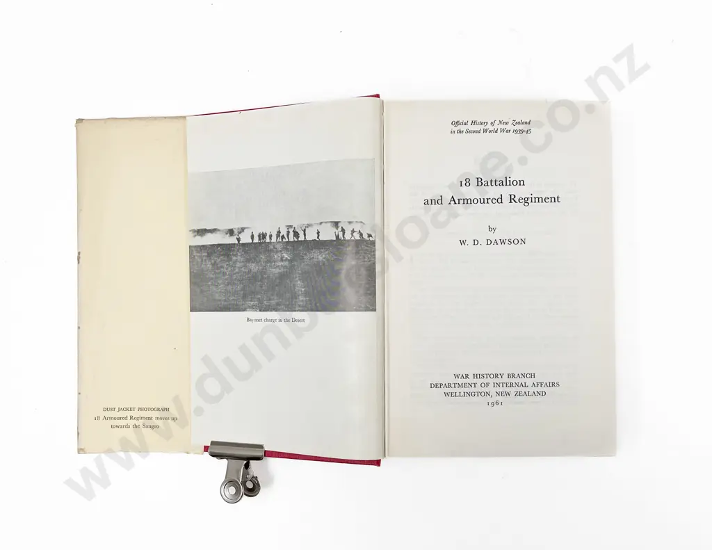 Dawson W D - 18 Battalion and Armoured Regiment Image 1++