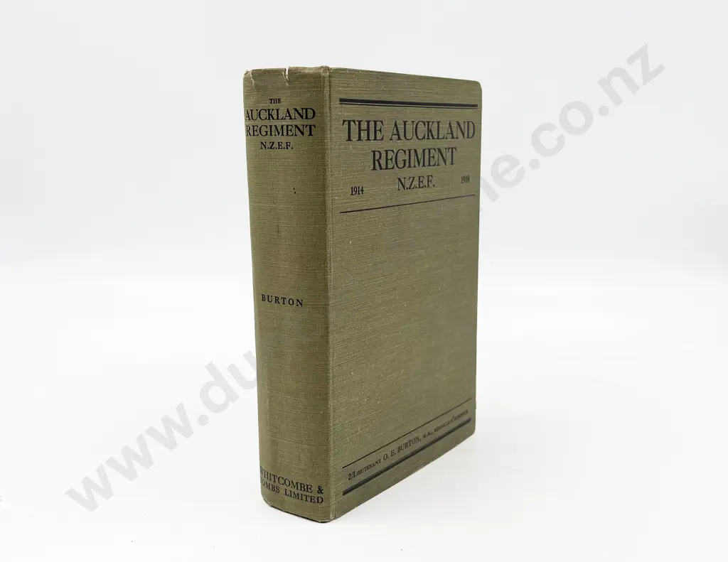 Burton 2/Lieut O E - The Auckland Regiment Image 1++