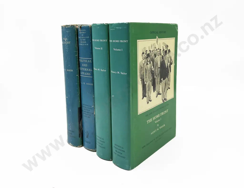 4 Volumes - Official History Of New Zealand in the Second World War Image 1++