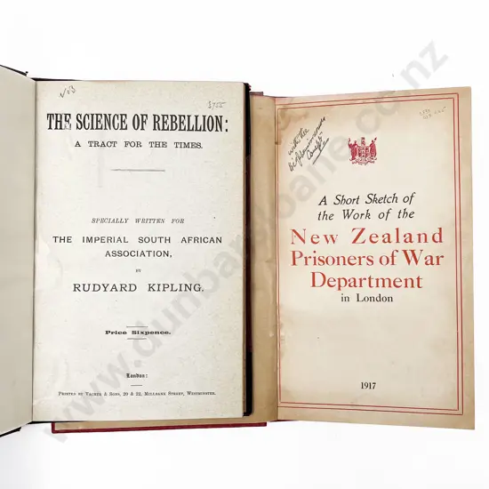 3 WWI & Boer War Reference Volumes