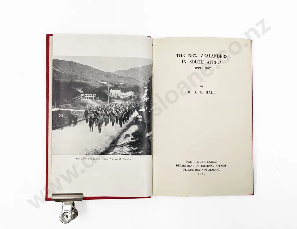 Hall D O W - The New Zealanders In South Africa 1899-1902 Image 1++