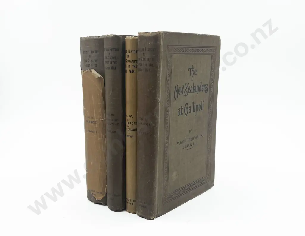 Set Of 4 New Zealand WWI Books Image 1++