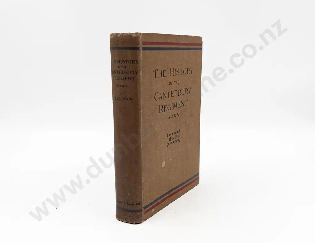 Ferguson Captain David - The History of the Canterbury Regiment NZEF Image 1++
