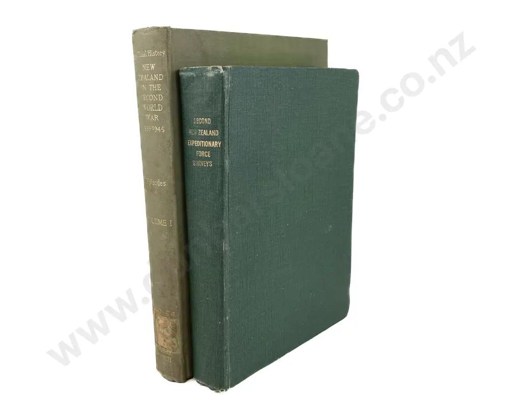 Set Of Bound Second New Zealand Expeditionary Force Survey Booklets Image 1++