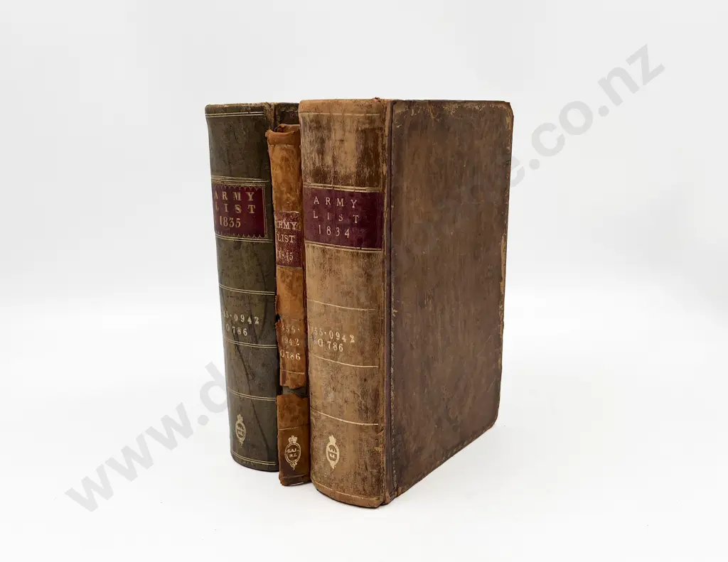 (-) Army Lists For 1834 Image 1++