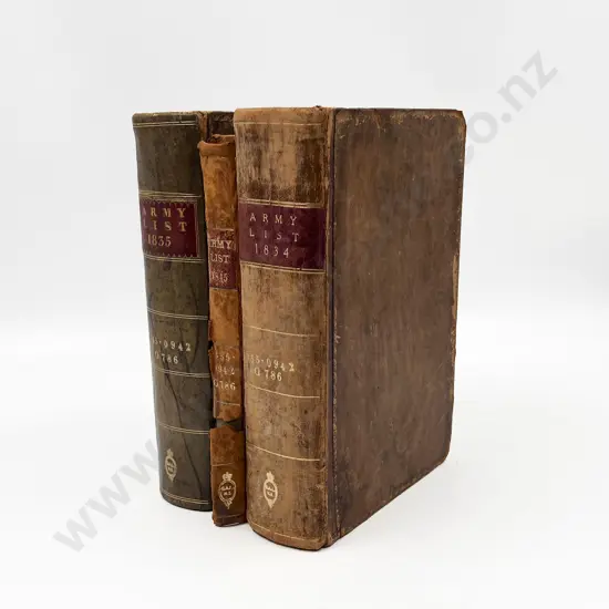(-) Army Lists For 1834