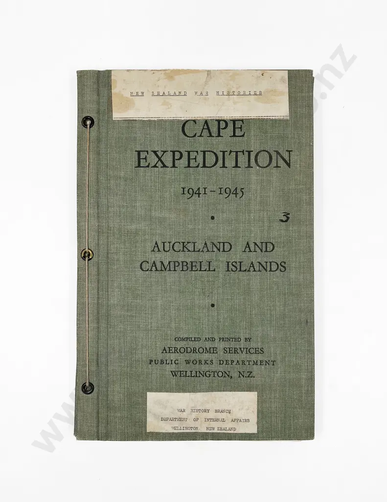 (-) Cape Expedition 1941-1945 Auckland And Campbell Islands Image 1++