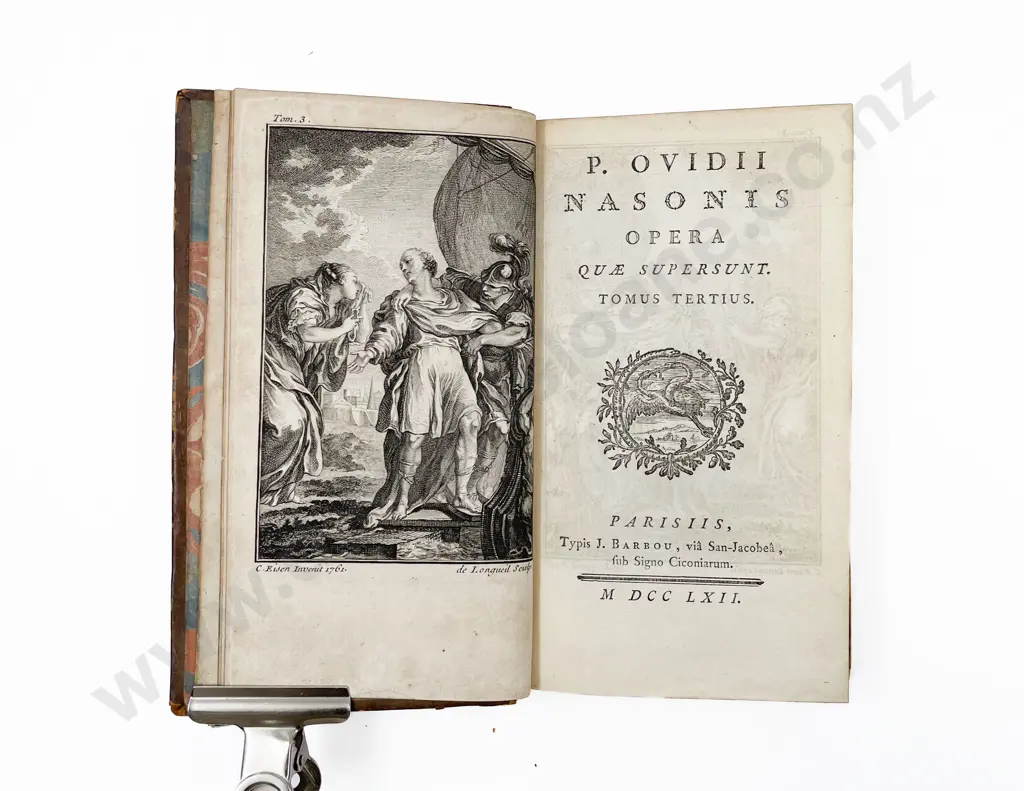 Ovidius Naso Publius - P Ovidii Nasonsi Opera (Volumes I & III) Image 1++