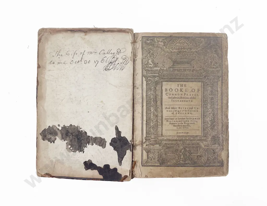 The Booke Of Common Prayer Image 1++