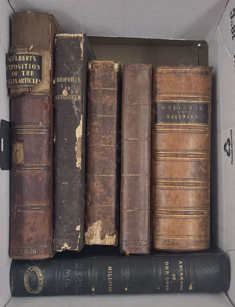 Small Carton Of Antiquarian Volumes Image 1++