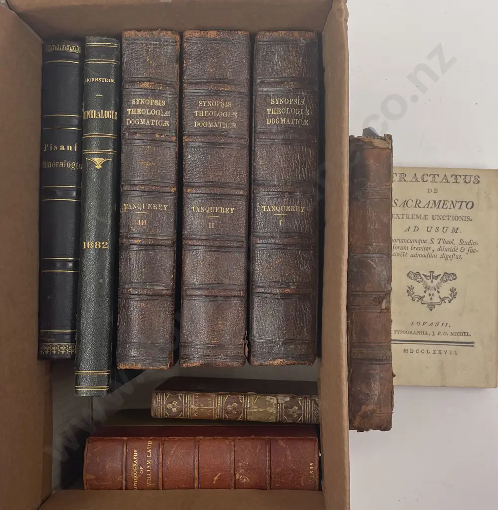 Carton Of Various Antiquarian Volumes Image 1++