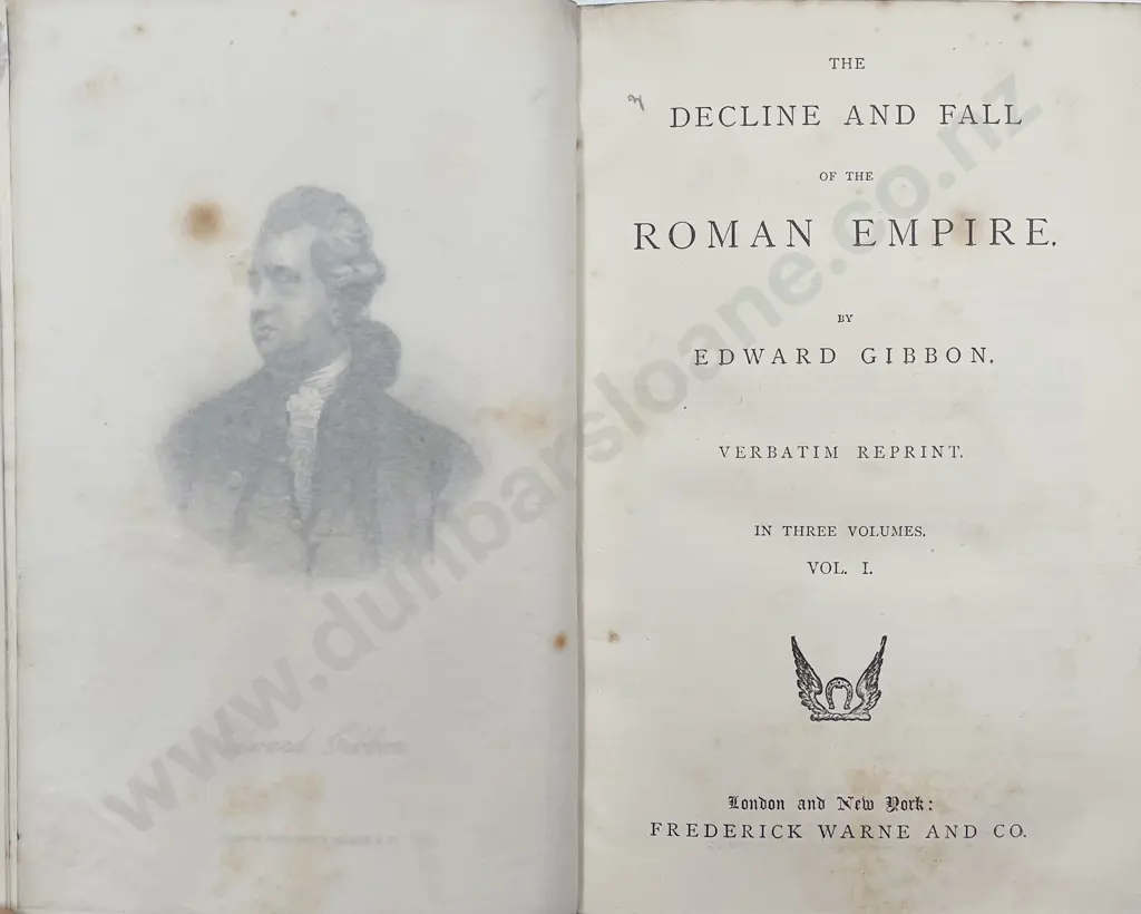 Gibbon Edward - The Decline And Fall of the roman Empire (3 Volumes) Image 1++