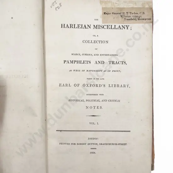 (-) The Harleian Miscellany (12 Volumes)