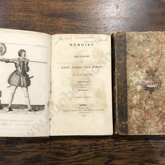 Aikin Lucy - Memoirs of The Court of King James The First (2 Volumes)