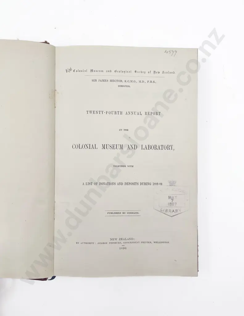 Tenison-Woods The Rev J E - Palaentology Of New Zealand (Part IV) Image 1++