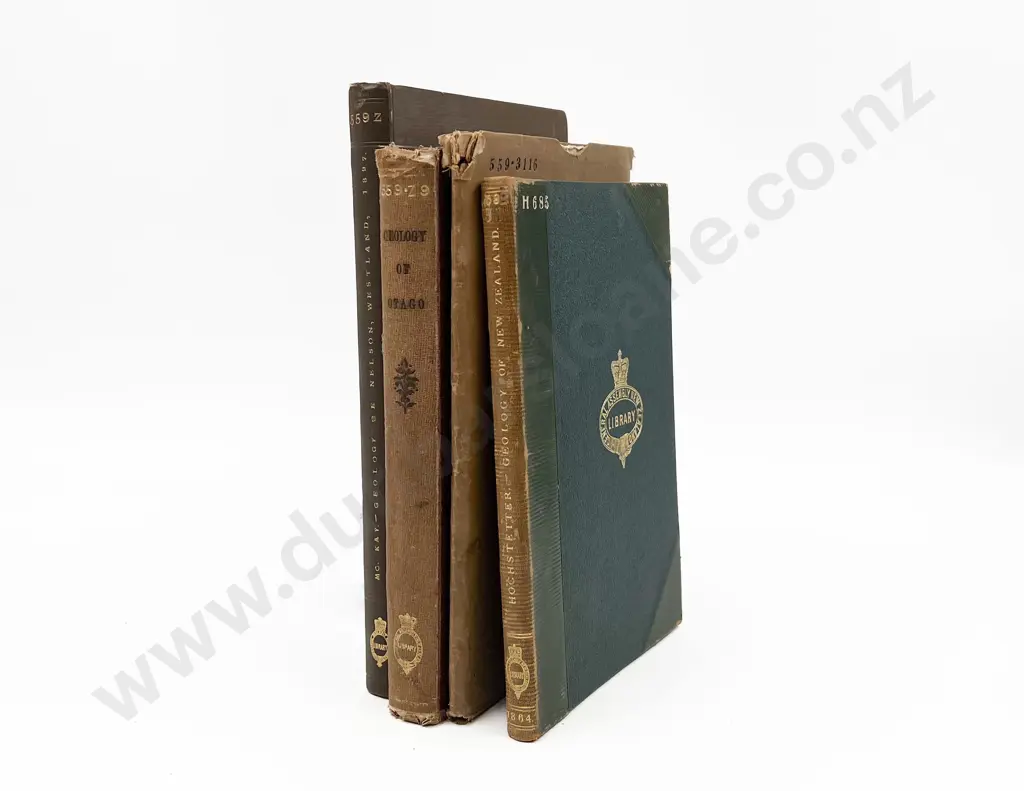 4 Vintage New Zealand Geology Volumes Image 1++