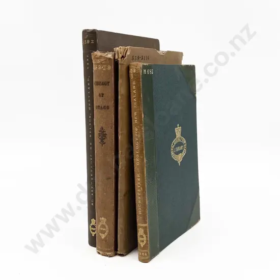 4 Vintage New Zealand Geology Volumes