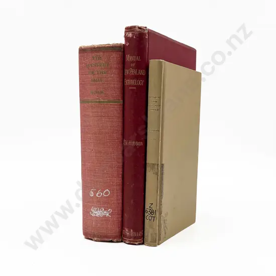 3 New Zealand Natural History Volumes