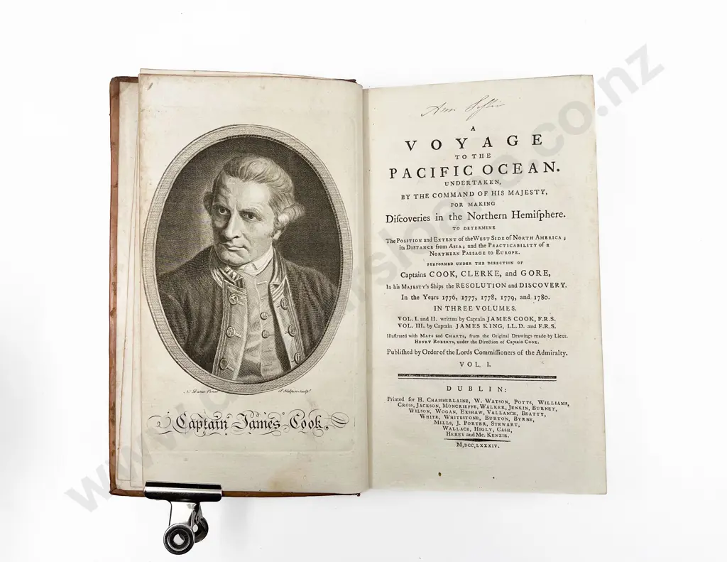 Cook Capt James & King Capt James - A Voyage To The Pacific Ocean (Vols I Image 1++
