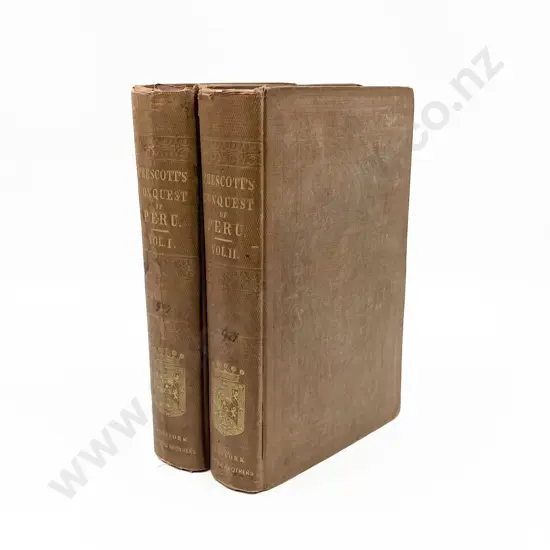 Prescott William Hickling - History of the Conquest of Peru (2 Volumes)
