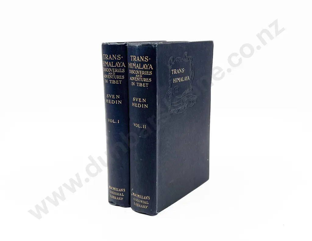 Hedin Sven - Trans-Himalaya Discoveries And Adventure In Tibet (2 Volumes) Image 1++