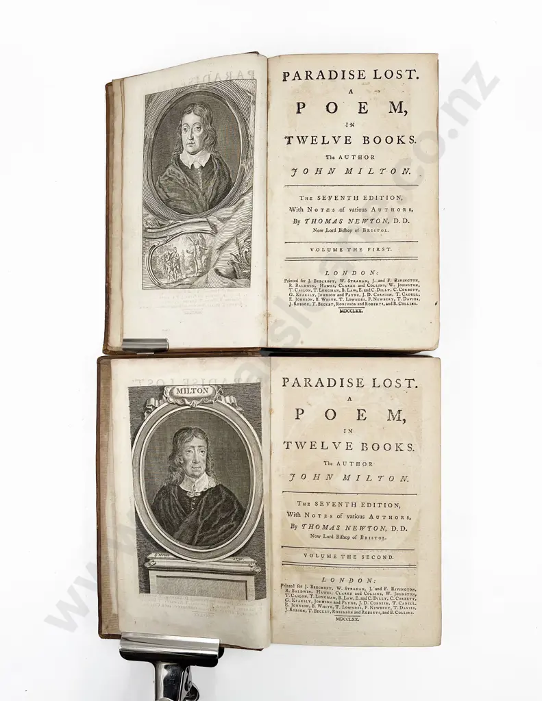 Milton John - Paradise Lost A Poem In Twelve Books Image 1++