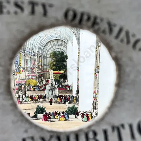 Lanes Telescope View Of The Ceremony Of Her Majesty Opening The Great Exhibition of all Nations 1851