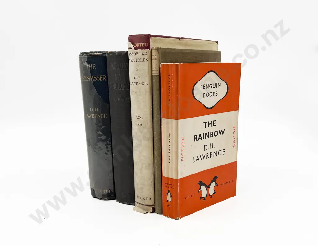 Lawrence D H - Grouping Of Five Volumes Including Four First Editions Image 1++