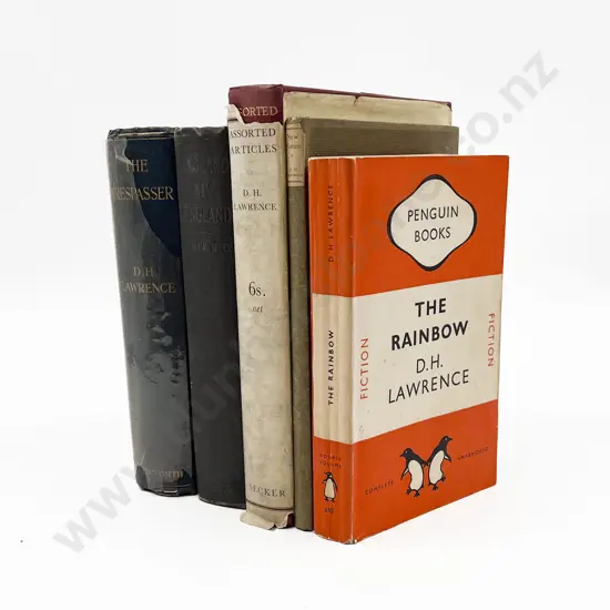 Lawrence D H - Grouping Of Five Volumes Including Four First Editions
