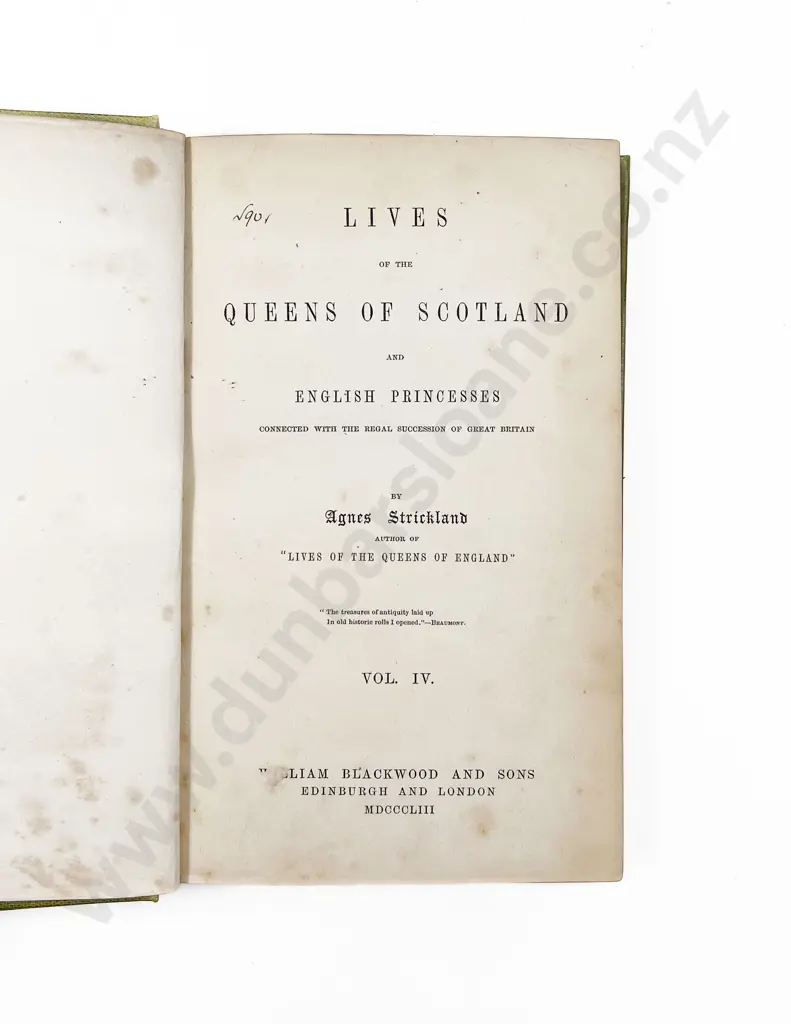 Strickland Agnes - Lives of the Queens of Scotland and English Princesses  (8 Volumes) Image 1++