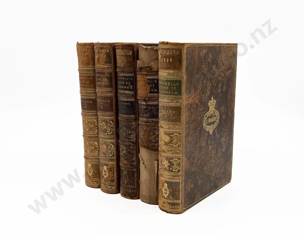 Boswell James - The Life of Samuel Johnson (5 Volumes) Image 1++