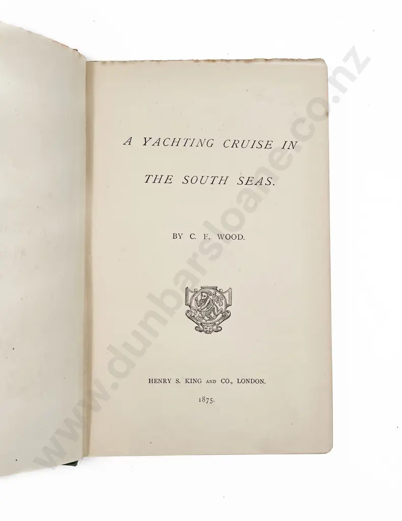 Wood, C. F., A Yachting Cruise In The South Seas Image 1++