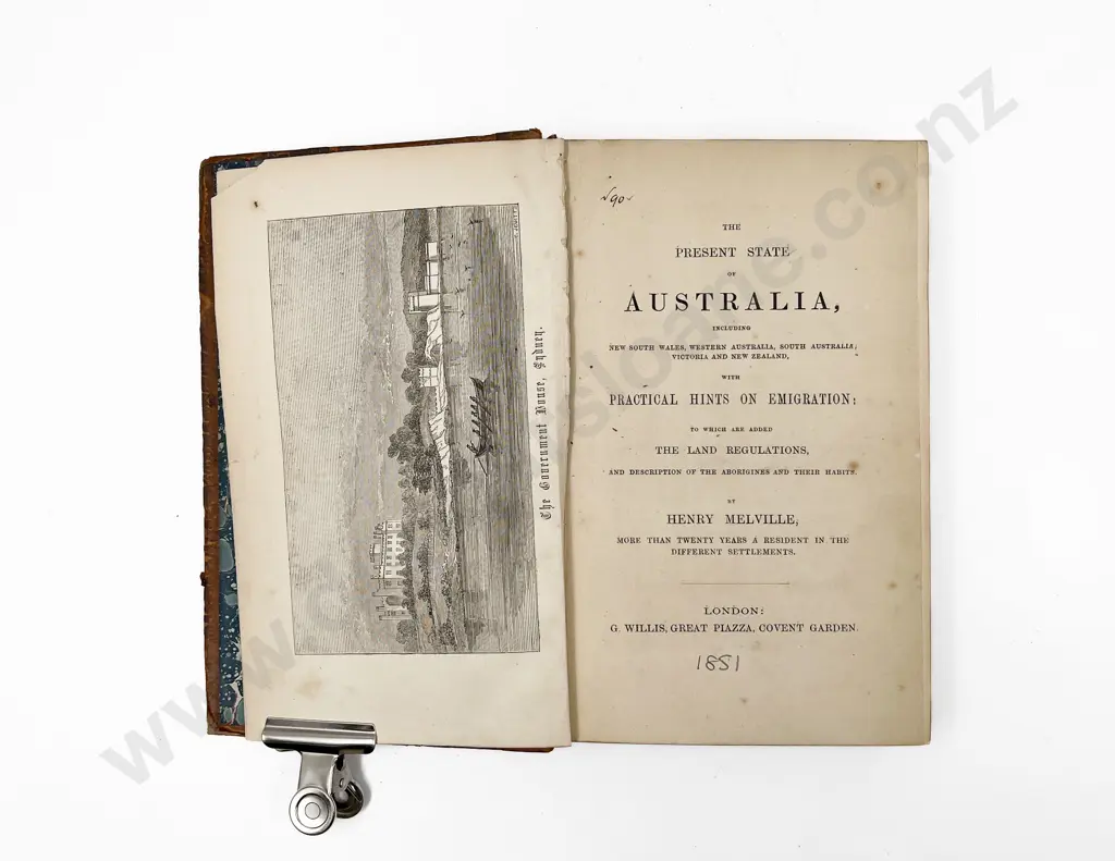 Melville Henry - The Present State Of Australia Image 1++