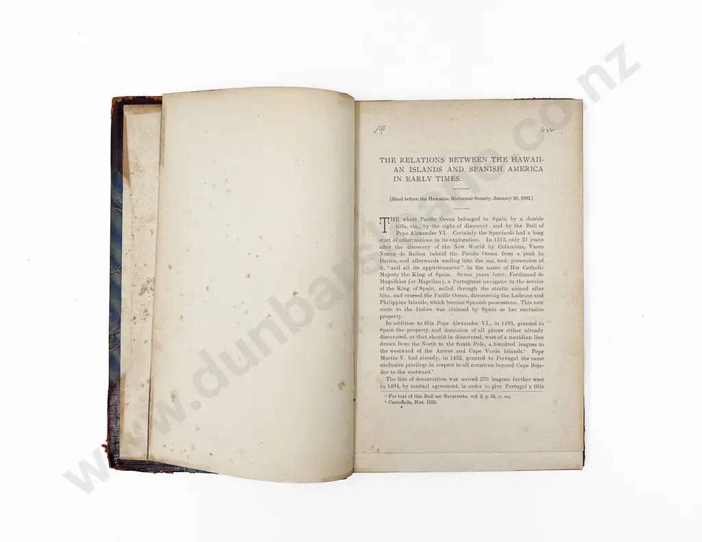 Hawaiian Historical Society - Papers 1-7 Image 1++