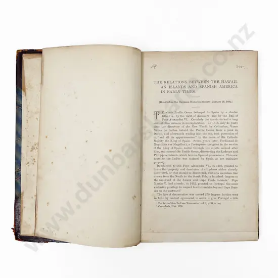 Hawaiian Historical Society - Papers 1-7