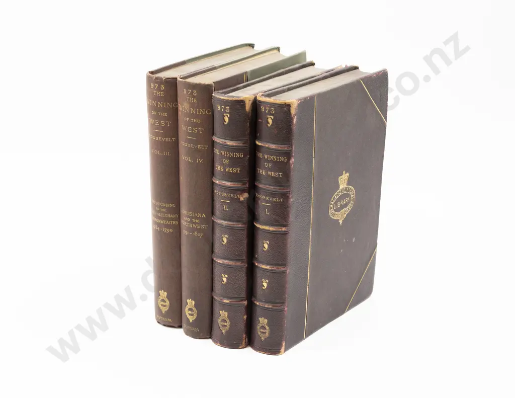 Roosevelt Theodore - The Winning Of The West (Vols I II III & IV) Image 1++