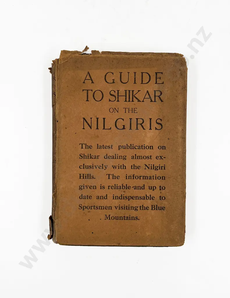 "Big bore" (John V Sheehan) - Guide To Shikari on the Nilgiris Image 1++